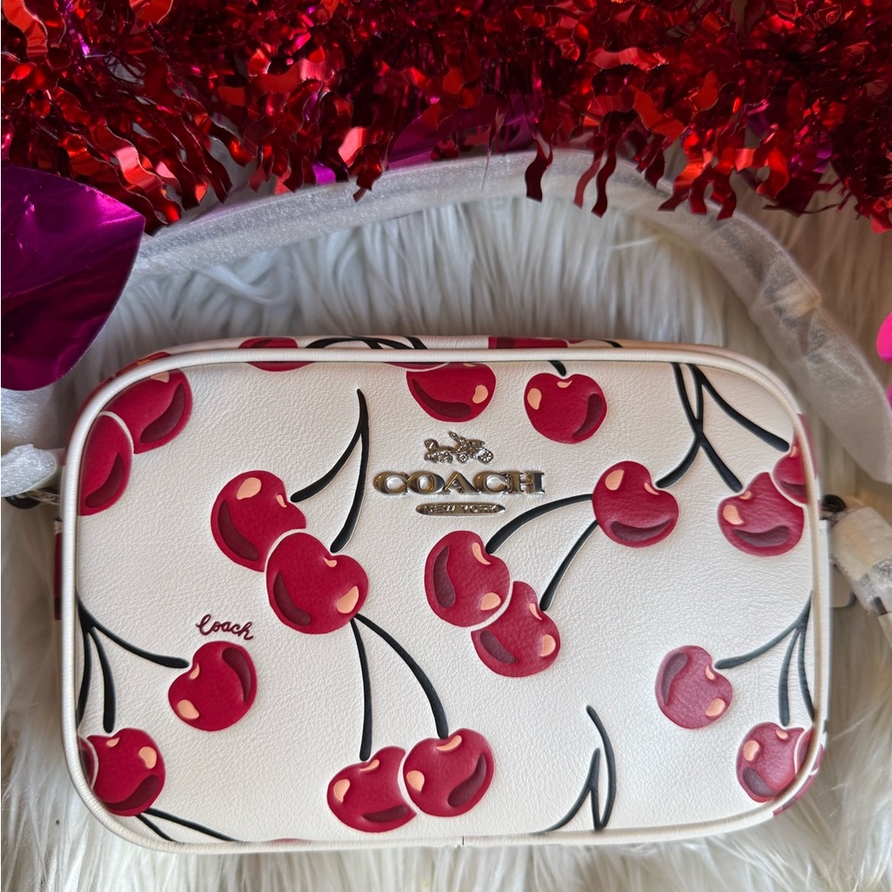 Coach Cherry Print Crossbody Bag